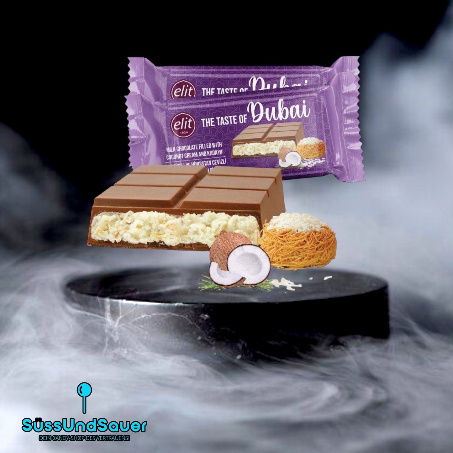 Elit Dubai Schokolade Coconut 90g