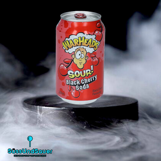 Warheads Sour Black Cherry Soda 355ml