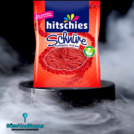 Hitschies Schnüre Erdbeer vegan 125g