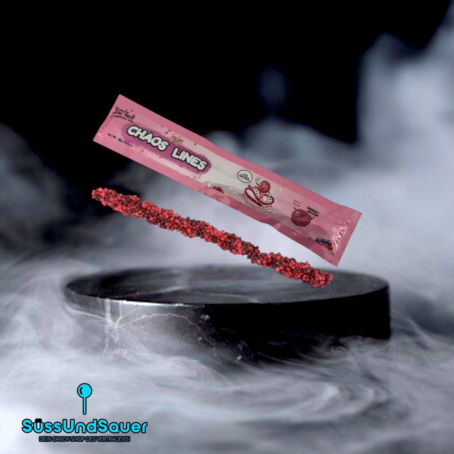 Chaos Candy Lines Grape & Strawberry 26g