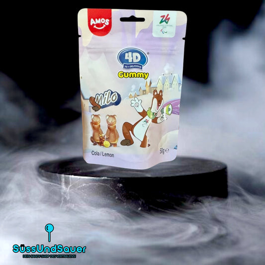 Amos 4D Gummy Milo Cola & Lemon 50g