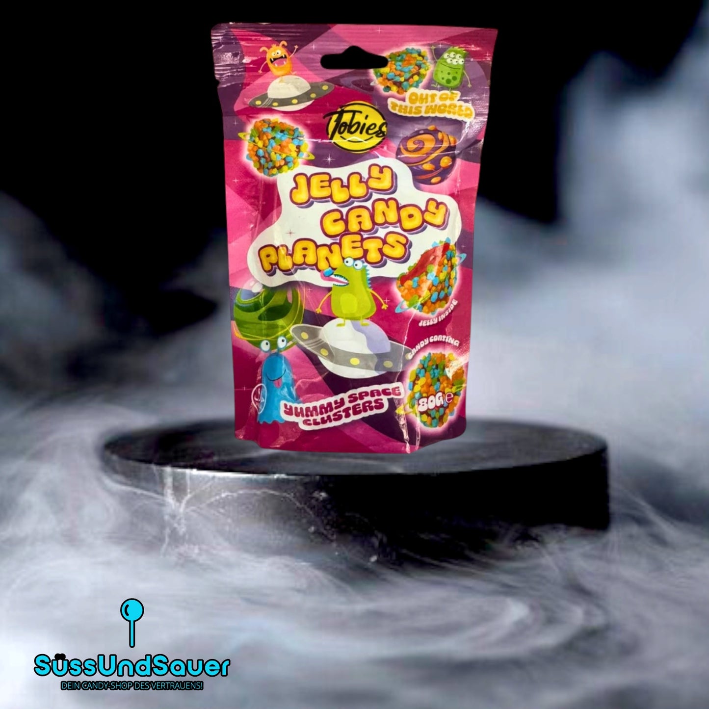 Tabies Jelly Candy Planets Yummy Space Clusters 80g