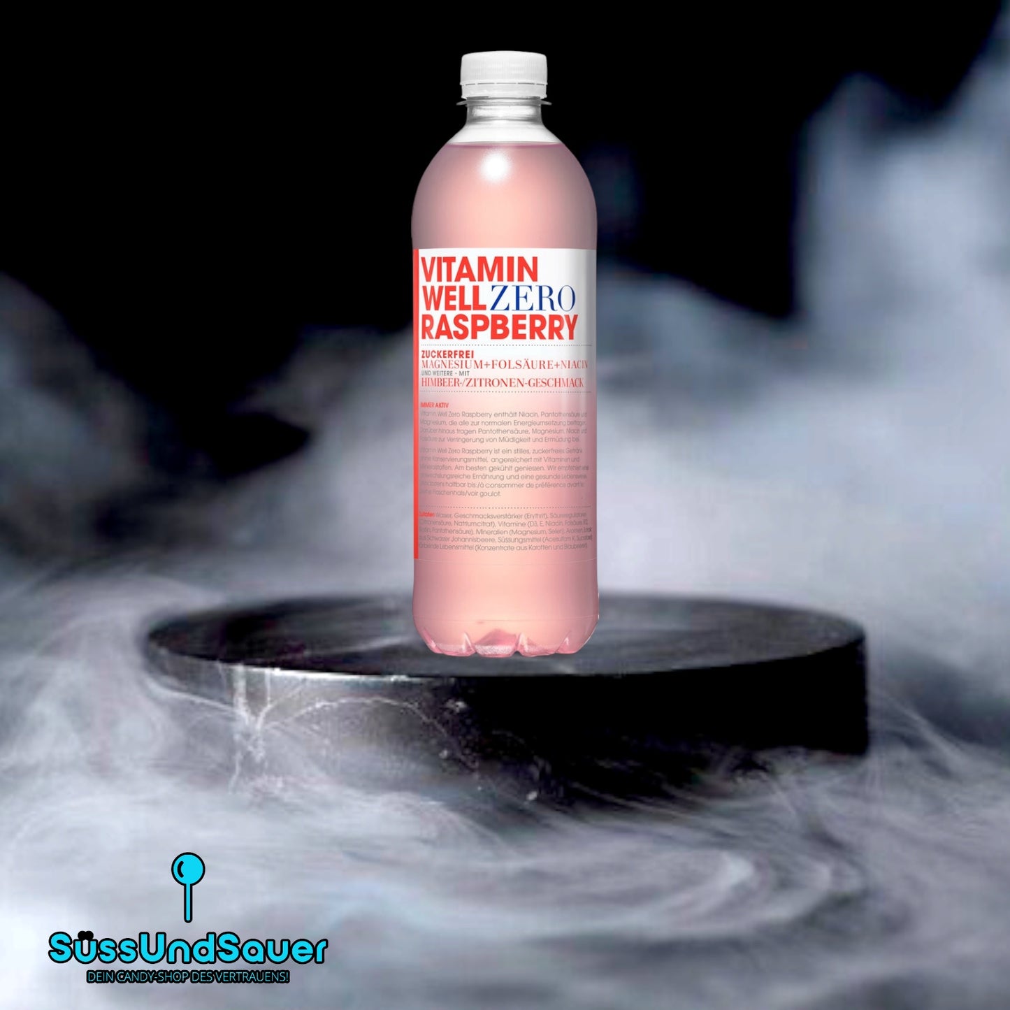 Vitamin Well Raspberry Zero 500ml